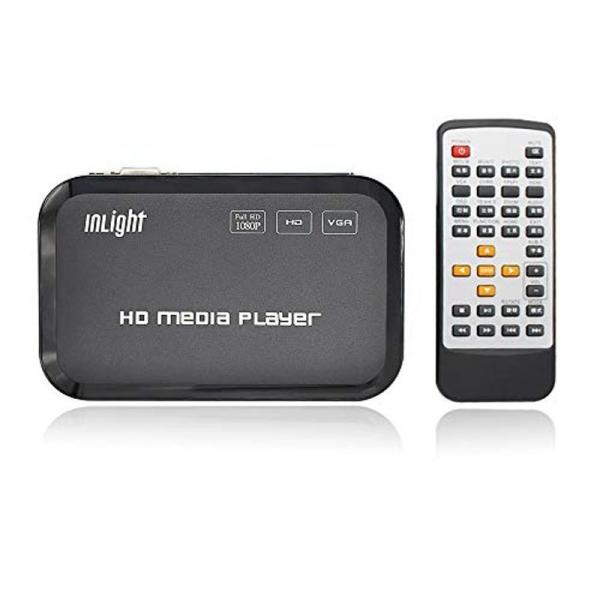 InLight HD801メディアプレーヤー HDMI/VGA出力USB/OTG/SD/AV/TV/...