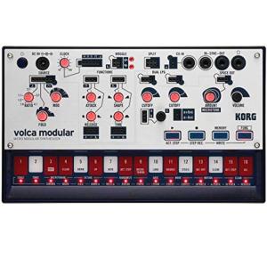 KORG モジュラー シンセサイザー volca modular パッチング ケーブル付属 電池駆動 スピーカー内蔵 ヘッドフォン使用可 ど｜jiatentusp2