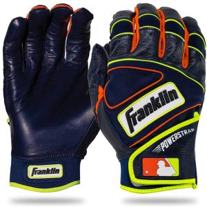 (Youth Medium, Navy/Orange/Yellow) - Franklin Sports MLB Powerstrap Ba｜jiatentusp2