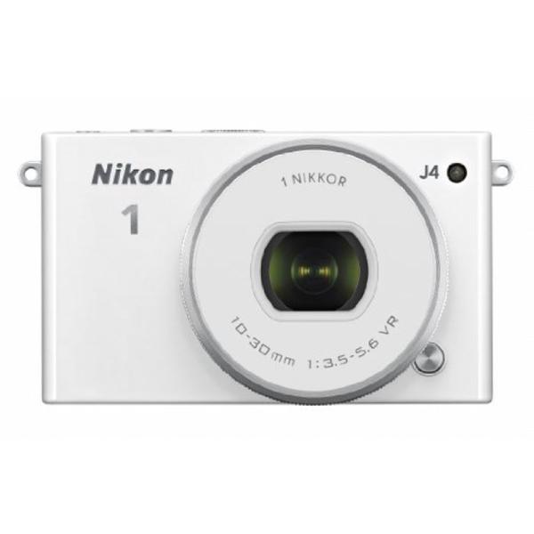 Nikon ミラーレス一眼 Nikon1 J4 標準パワーズームレンズキット ホワイト J4HPLK...