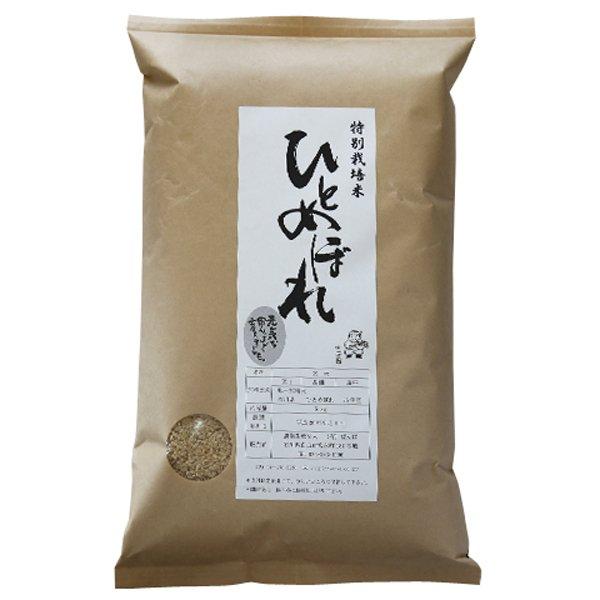 新米 令和5年 2023年産 石川県産 特別栽培米 ひとめぼれ 玄米5kg 一等米 産地直送 ばんば...