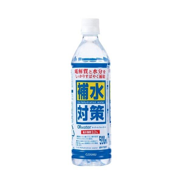 本州送料無料 補水対策ORwaterH 500ml 24本入 メーカー直送 日時指定不可 富山 五洲...