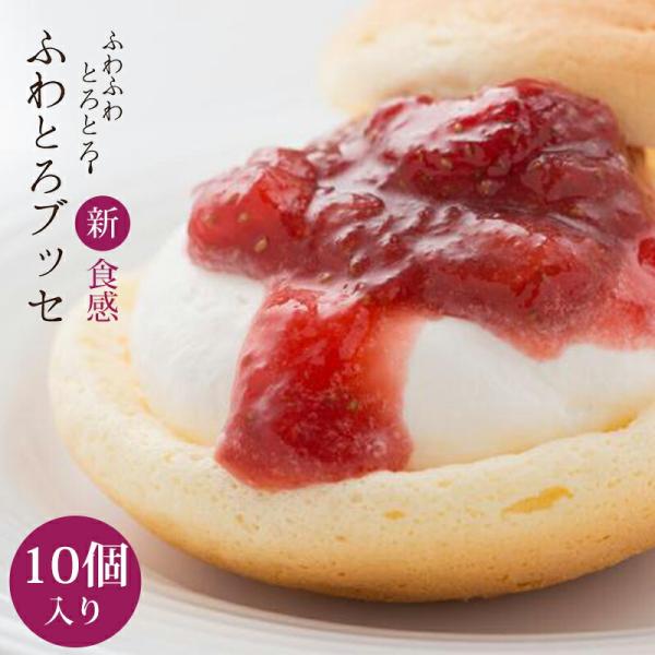 お歳暮 ギフト スローベリィ ふわとろブッセ 5種 10個入 冷凍便 産地直送 いちご ブルーベリー...