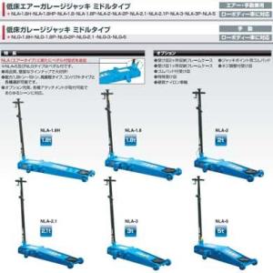 NLA-1.8P 長崎ジャッキ 低床エアーガレージジャッキ ミドルタイプ  車上渡し