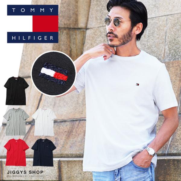 TOMMY HILFIGER トミー ヒルフィガー Tシャツ メンズ トップス カットソー 半袖Tシ...