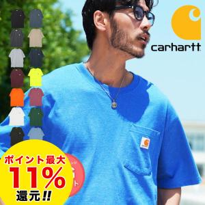 (P最大15％還元) Carhartt カーハート Tシャツ メンズ トップス カットソー 半袖Tシャツ ポケT ビッグシルエット ルーズ ゆったり 海外サイズ 春 春服 夏 夏服