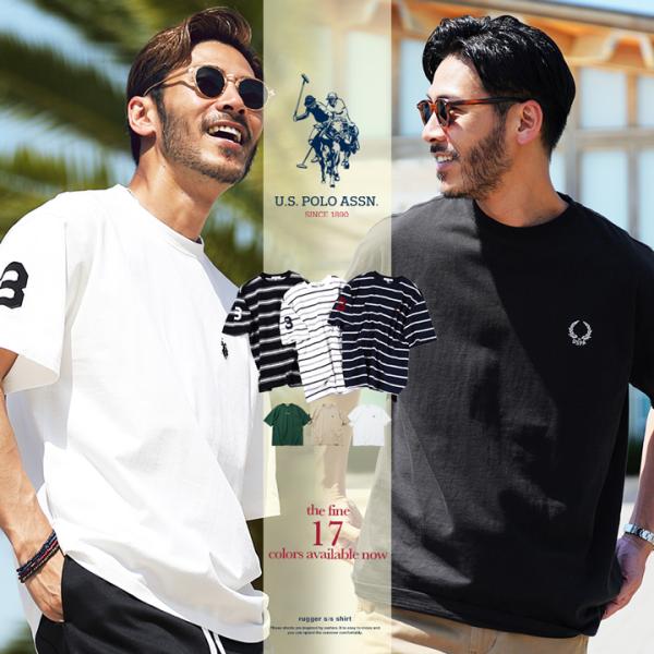 US.POLO ASSN. ユーエスポロアッスン Tシャツ メンズ トップス カットソー 半袖Tシャ...