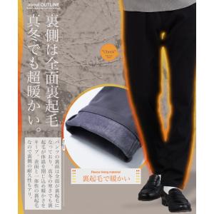 暖 パンツ テーパードパンツ スキニーパンツ ...の詳細画像2