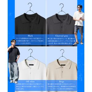 ポロシャツ メンズ トップス 5分袖ポロシャツ...の詳細画像5