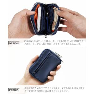 ミニ財布 カードケース コインケース ナイロン...の詳細画像4