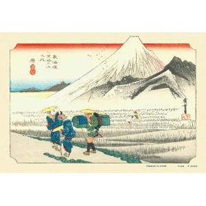 ジグソーパズル 300ピース 東海道五拾三次 原（朝之富士）   歌川広重 CUT-300-107