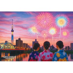 ジグソーパズル 300ピース 東京都墨田区「隅田川花火大会」  ［CP-JS］  CUT-300-4...