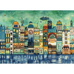 西村典子 ジグソーパズル完成品 パネル付 エポック社（EPOCH） ジグソーパズル 300ピース 緑の文明 西村典子 EPO