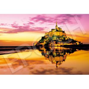ジグソーパズル 300ピース 黄金色のモン・サン・ミシェル−フランス   海外風景 EPO-28-832s｜ジグソークラブ