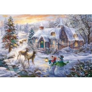 ジグソーパズル 1053ピース クリスマスコテージ  ［CP-WI］ ニッキー・ボエム EPO-31...