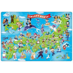 子供用パズル 60ピース ミッキーと日本地図であ...の商品画像