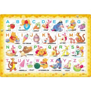 ジグソーパズル 52ピース プーさんとABCであそぼう！（くまのプーさん） ［CP-IT］［CP-WP］ ディズニー TEN-DC52-172