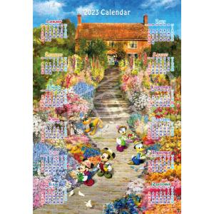 ジグソーパズル TEN-D1000-092　ディズニー　陽だまりの庭園（2023年カレンダー
