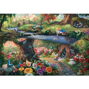 ジグソーパズル 1000ピース Alice in Wonderland   不思議の国のアリス TE...