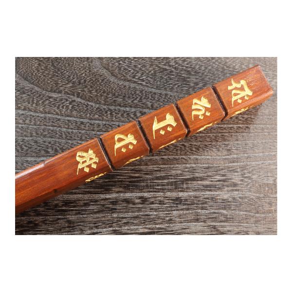 歩き遍路用 国産ヒノキ使用 高級金剛杖　銅雀　長尺１４０〜１８５センチ
