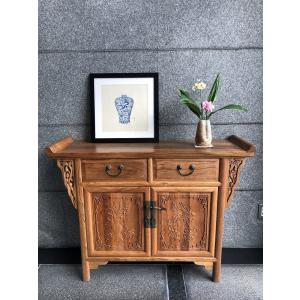 中国家具 アジアン家具 アンティーク調 キャビネット F214