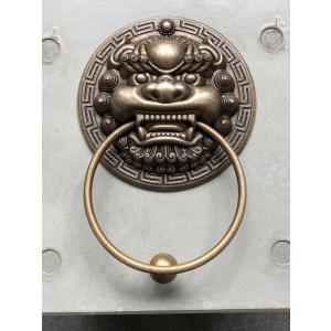 中国明清家具装飾用真鍮金具 L字型木口飾り E039（4個入）50×50×幅20mm