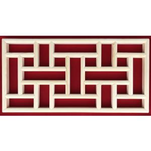 中国伝統装飾金具 中国画彫刻入り扉飾り引き手 B024 140×140 : 実験
