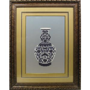 中国刺繍画 蘇州刺繍 花瓶立体刺繍 su101 : 実験工房 - 通販 - Yahoo