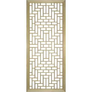 閉店セール 中国格子 SR1006-2 透かし建具 生地720×1800×38mm : 実験