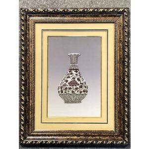 中国刺繍画　蘇州刺繍　花瓶立体刺繍 中国刺繍画 蘇州刺繍 花瓶立体刺繍 中国刺繍画 蘇州刺繍 花瓶立体刺繍