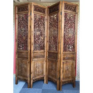 中国家具 FS1041 アジアン家具 手書き絵 キャビネット : 実験工房