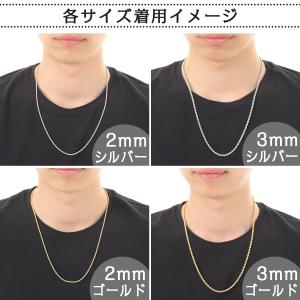 ネックレス チェーン メンズ レディース ステ...の詳細画像3