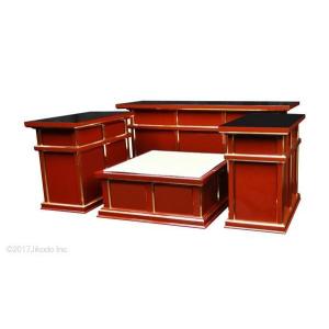 寺院仏具】 潤み塗り 慈光型の背高導師机(経机)セット 安心の 寺院仏具】 潤み塗り 慈光型の背高導師机(経机)セット 安心の