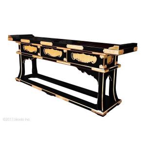 寺院仏具】 潤み塗り 高級前机5尺(背低タイプ) 焼香机、導師机 寺院仏具】 潤み塗り 高級前机5尺(背低タイプ) 焼香机、導師机
