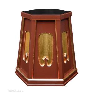 寺院仏具］ 中口火立(獅子付) 色付 1尺8寸 1対 【ローソク立