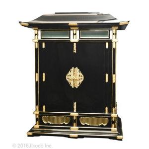 【寺院仏具】黒塗り 豪華金具付き ひな壇付き ...の詳細画像4