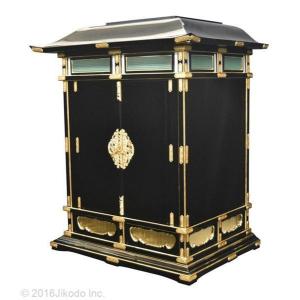 【寺院仏具】黒塗り 豪華金具付き ひな壇付き ...の詳細画像5