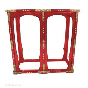 寺院仏具】 潤み塗り 高級前机5尺(背低タイプ) 焼香机、導師机 寺院仏具】 潤み塗り 高級前机5尺(背低タイプ) 焼香机、導師机