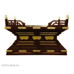 【寺院仏具】黒塗り 大型須弥壇 幅150センチ...の詳細画像5