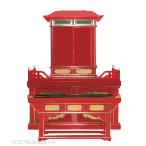 【受注生産品販売】潤み塗り 大型春日厨子・須弥...の詳細画像4