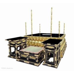 【寺院仏具】朱塗り 4尺 伝流型護摩壇 脇机2...の詳細画像4