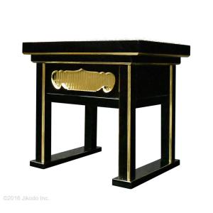 寺院仏具】黒塗り 慈光型 天反り背高経机(経机)セット 椅子式 寺院仏具】黒塗り 慈光型 天反り背高経机(経机)セット 椅子式