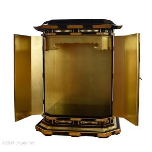 寺院仏具】黒塗り 三間三段ひな壇 幅90cmx高さ60cmx奥行60cm 寺院仏具】黒塗り 三間三段ひな壇 幅90cmx高さ60cmx奥行60cm