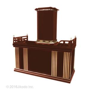 【寺院仏具】潤み塗り 新型須弥壇と大型厨子セッ...の詳細画像2