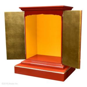 特別販売品】幅広 椅子式礼盤 朱塗り (座幅68cm奥行52cm総高78cm 特別販売品】幅広 椅子式礼盤 朱塗り (座幅68cm奥行52cm総高78cm