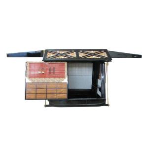 寺院仏具】 朱塗り 高級前机5尺、焼香机、導師机、供物台にも 寺院仏具】 朱塗り 高級前机5尺、焼香机、導師机、供物台にも