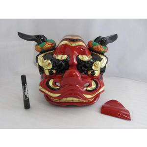 獅子頭 宇津型 9寸 国産 獅子舞 祭り 開運 厄除け 神具 祭具 祭事 神社