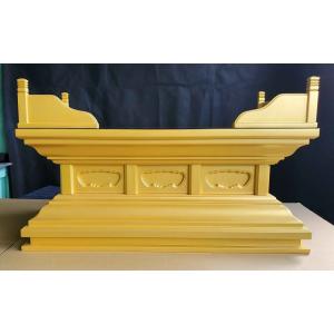 寺院仏具】黒塗り 二重3.5尺密壇(登高座)4点セット 国内自社工場 寺院仏具】黒塗り 二重3.5尺密壇(登高座)4点セット 国内自社工場