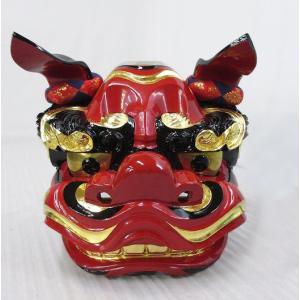 特別販売品】美品 獅子頭 権九郎 9寸(幅27.7cm高26cm奥24.5cm 特別販売品】美品 獅子頭 権九郎 9寸(幅27.7cm高26cm奥24.5cm