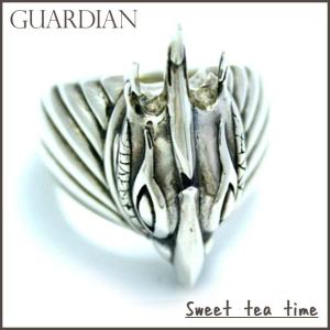 ガーディアン 指輪 メンズ GUARDIAN クロス ルビー サファイア